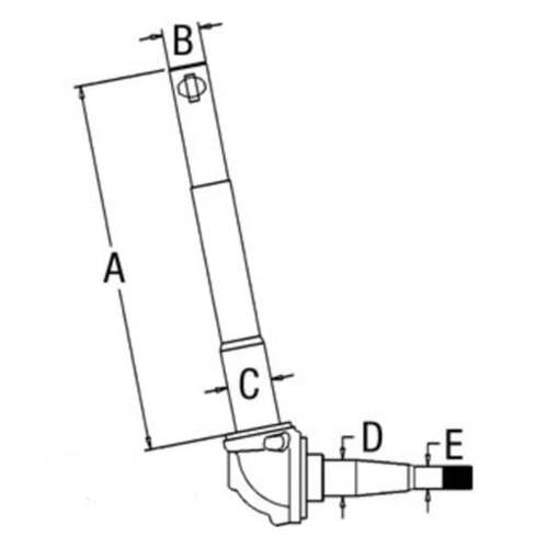 Ford New Holland Standard Spindle RH - image 2
