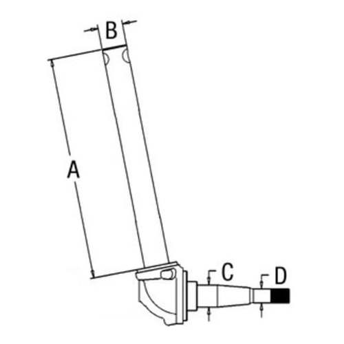 Ford New Holland Standard Spindle LH - image 2