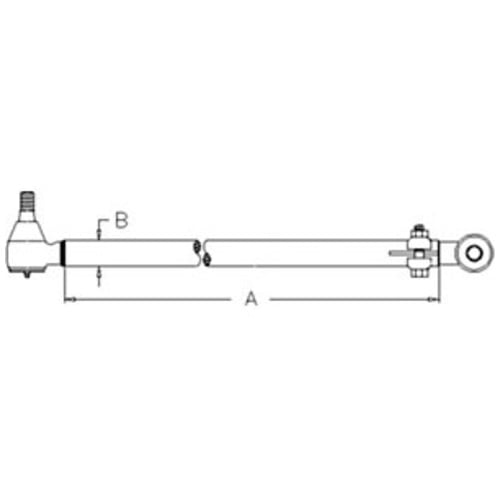 Ford New Holland Drag Link Tube with End - image 2