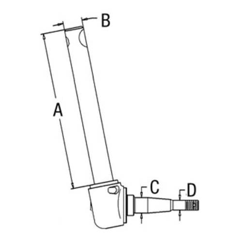 Ford New Holland Spindle LH - image 2