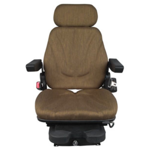  Seat Assembly Low Profile Air Suspension Brown Cloth - image 2