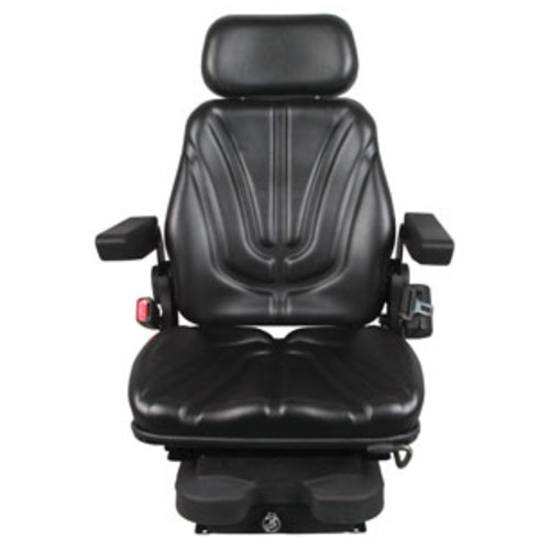  Seat Assembly Low Pro Air Suspension Black Vinyl - image 2