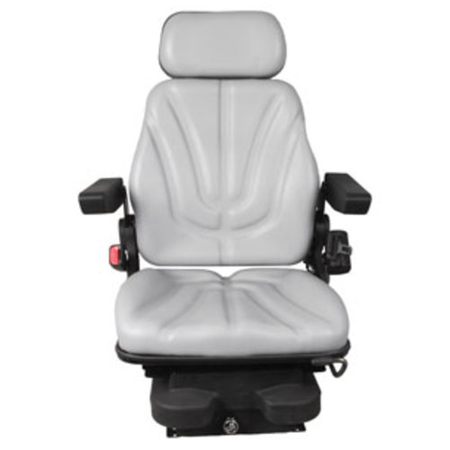  Seat Assembly Low Pro Air Suspension Gray Vinyl - image 2
