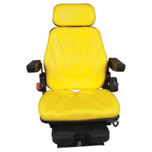  Seat Assembly Low Pro Air Suspension Yellow Vinyl - image 2