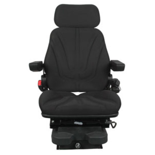  Seat Assembly with Isolator Low Pro Air Suspension Black Cloth - image 2