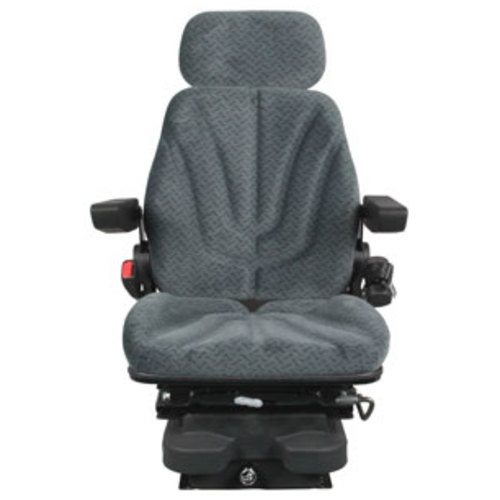  Seat Assembly with Isolator Low Pro Air Suspension Gray Cloth - image 2