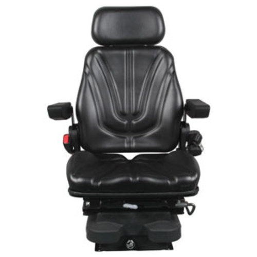  Seat Assembly with Isolator Low Pro Air Suspension Black Vinyl - image 2