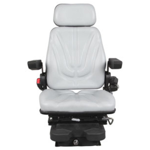  Seat Assembly with Isolator Low Pro Air Suspension Gray Vinyl - image 2
