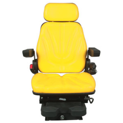  Seat Assembly with Isolator Low Pro Air Suspension Yellow Vinyl - image 2