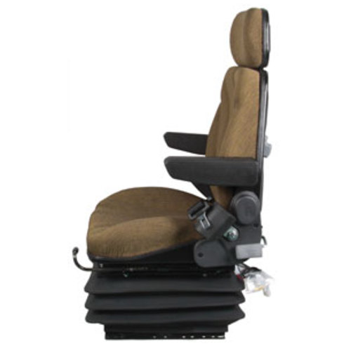  Seat Assembly Air Suspension Brown Cloth - image 3