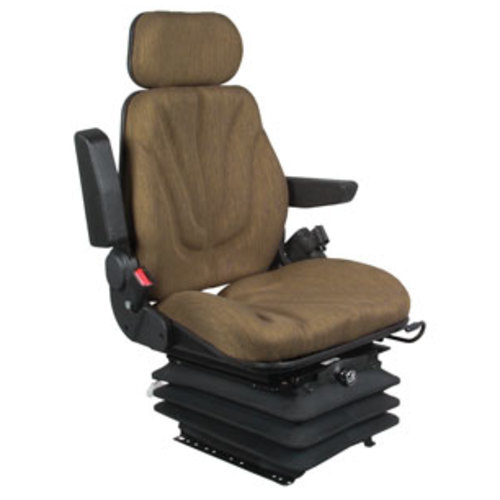  Seat Assembly Air Suspension Brown Cloth - image 6
