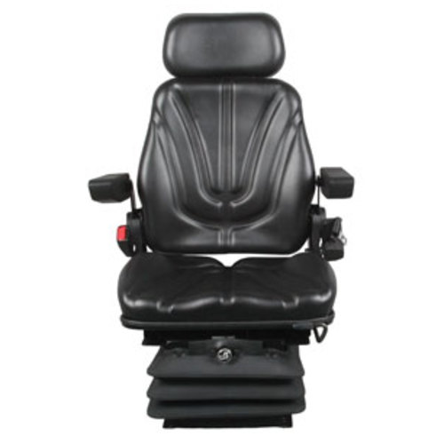  Seat Assembly Air Suspension Black Vinyl - image 2