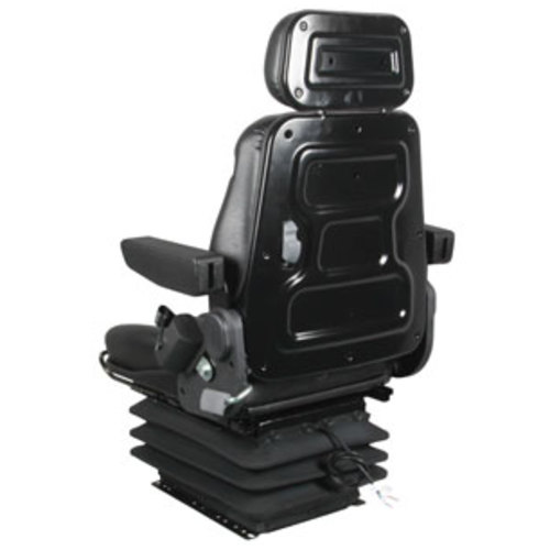  Seat Assembly Air Suspension Black Vinyl - image 5