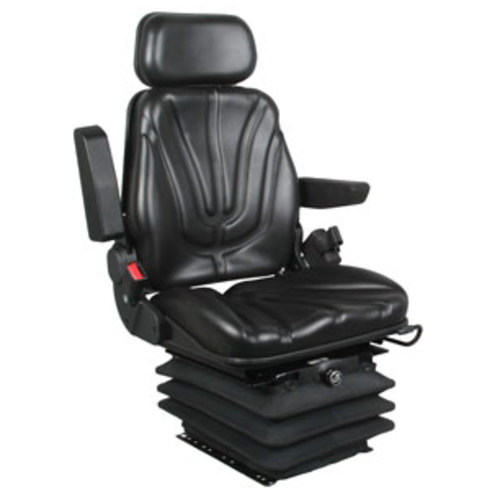  Seat Assembly Air Suspension Black Vinyl - image 6