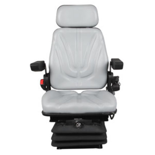  Seat Assembly Air Suspension Gray Vinyl - image 2