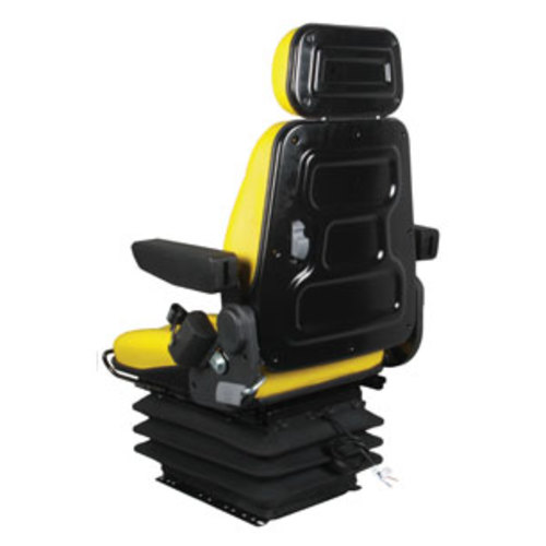  Seat Assembly Air Suspension Yellow Vinyl - image 5