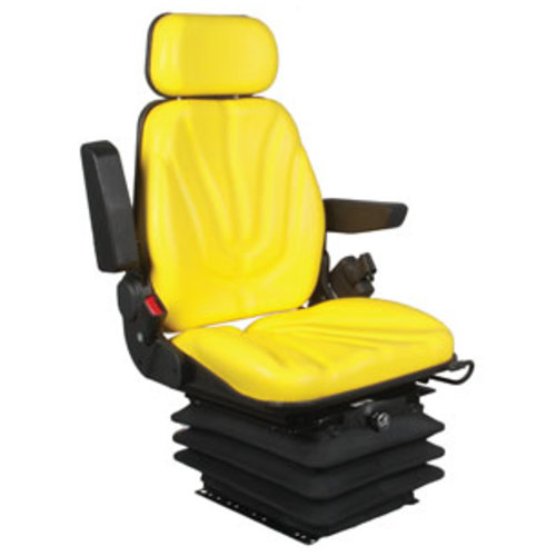  Seat Assembly Air Suspension Yellow Vinyl - image 6