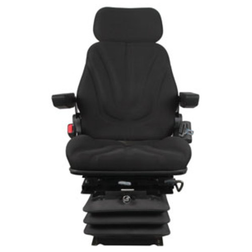  Seat Assembly with Isolator Air Suspension Black Cloth - image 2