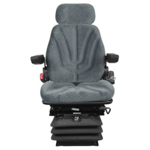  Seat Assembly with Isolator Air Suspension Gray Cloth - image 2