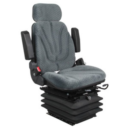  Seat Assembly with Isolator Air Suspension Gray Cloth - image 7