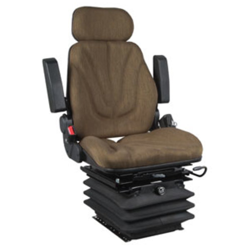  Seat Assembly with Isolator Air Suspension Brown Cloth - image 7