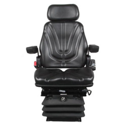  Seat Assembly with Isolator Air Suspension Black Vinyl - image 2