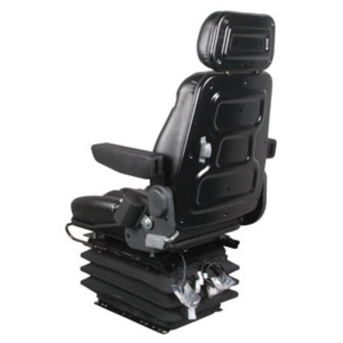  Seat Assembly with Isolator Air Suspension Black Vinyl - image 5
