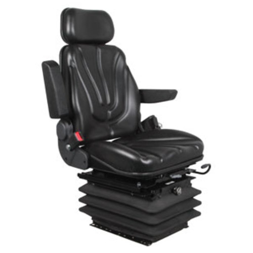  Seat Assembly with Isolator Air Suspension Black Vinyl - image 6