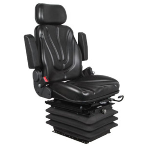  Seat Assembly with Isolator Air Suspension Black Vinyl - image 7