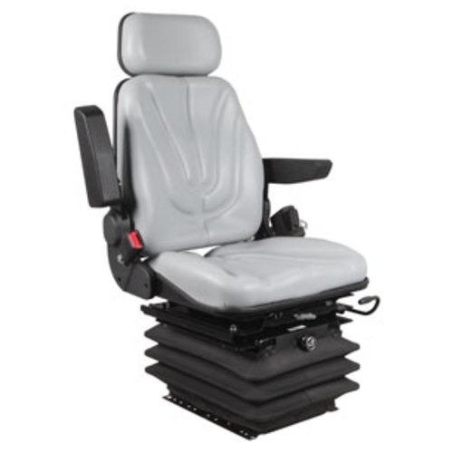  Seat Assembly with Isolator Air Suspension Gray Vinyl - image 6