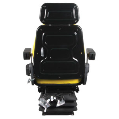  Seat Assembly with Isolator Air Suspension Yellow Vinyl - image 4