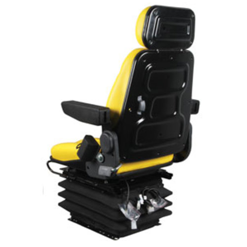  Seat Assembly with Isolator Air Suspension Yellow Vinyl - image 5
