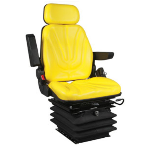  Seat Assembly with Isolator Air Suspension Yellow Vinyl - image 6