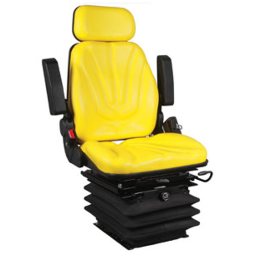 Seat Assembly with Isolator Air Suspension Yellow Vinyl - image 7