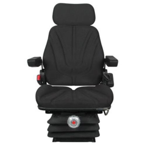  Seat Assembly Mechanical Suspension Black Cloth - image 2