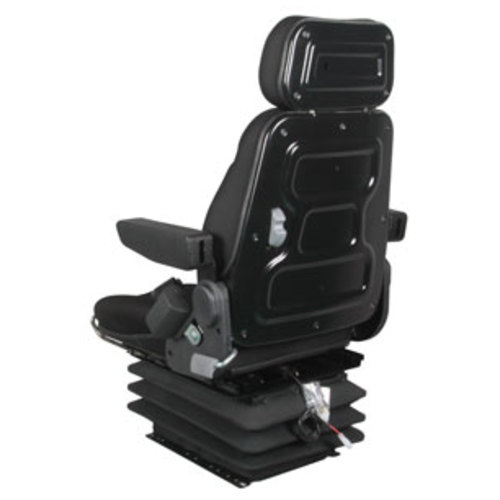  Seat Assembly Mechanical Suspension Black Cloth - image 5