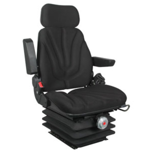  Seat Assembly Mechanical Suspension Black Cloth - image 6