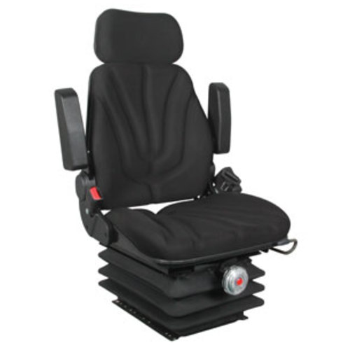  Seat Assembly Mechanical Suspension Black Cloth - image 7
