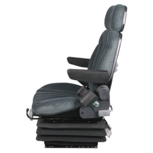  Seat Assembly Mechanical Suspension Gray Cloth - image 3