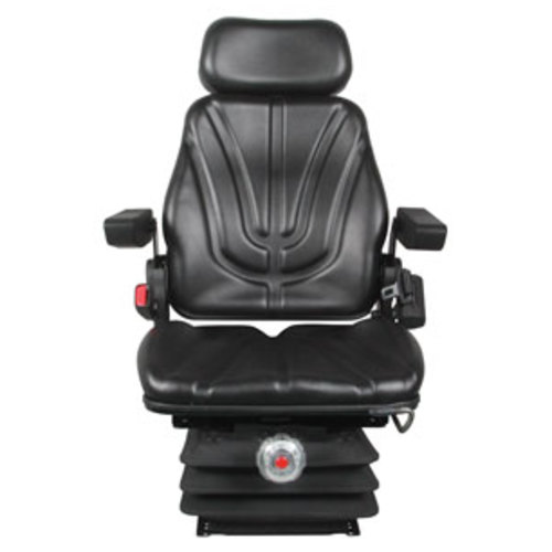  Seat Assembly Mechanical Suspension Black Vinyl - image 2