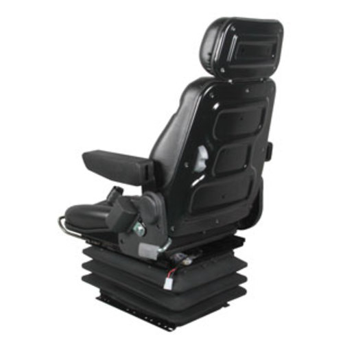  Seat Assembly Mechanical Suspension Black Vinyl - image 5