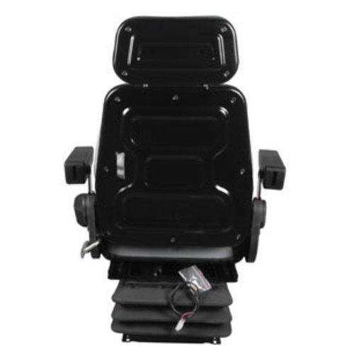  Seat Assembly Mechanical Suspension Gray Vinyl - image 4