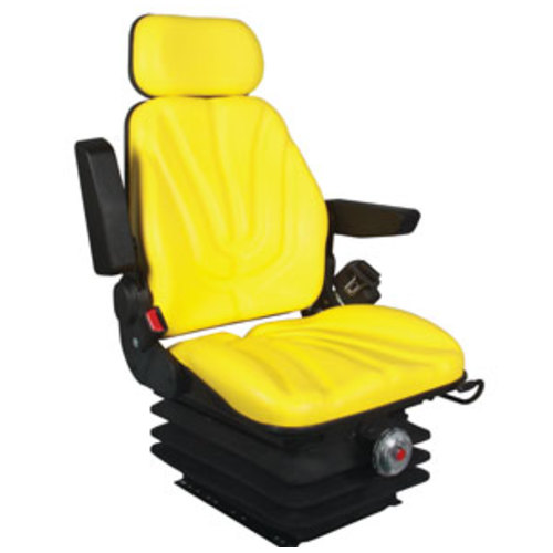  Seat Assembly Mechanical Suspension Yellow Vinyl - image 6