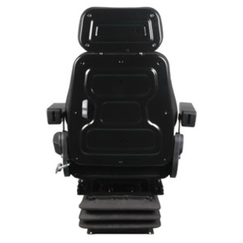  Seat Assembly with Isolator Mechanical Suspension Black Cloth - image 4