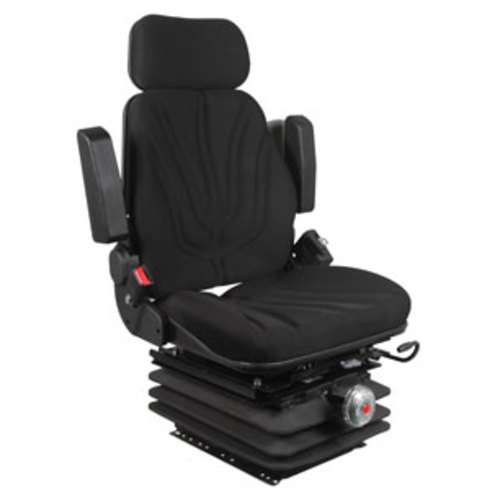  Seat Assembly with Isolator Mechanical Suspension Black Cloth - image 7