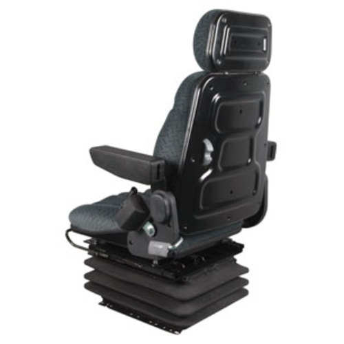  Seat Assembly with Isolator Mechanical Suspension Gray Cloth - image 5