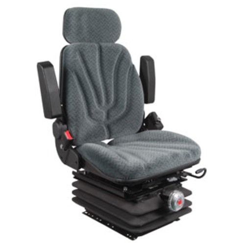  Seat Assembly with Isolator Mechanical Suspension Gray Cloth - image 7