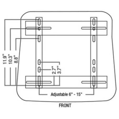  Seat Assembly Slide Track Black Vinyl - image 9