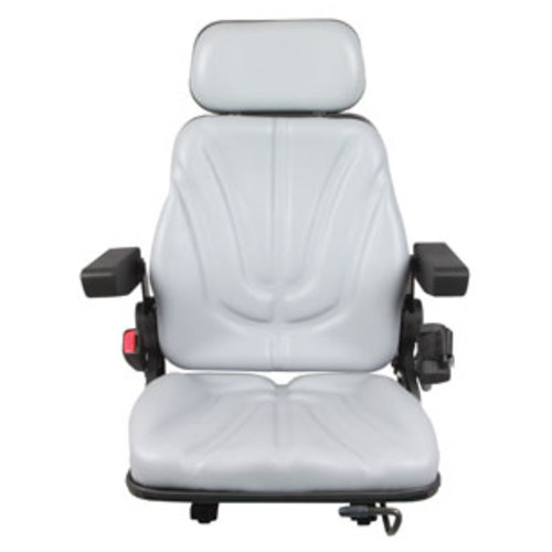  Seat Assembly Slide Track Gray Vinyl - image 2