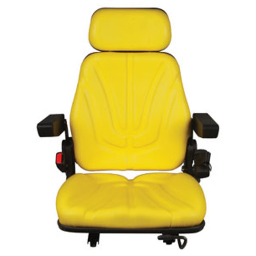  Seat Assembly Slide Track Yellow Vinyl - image 2